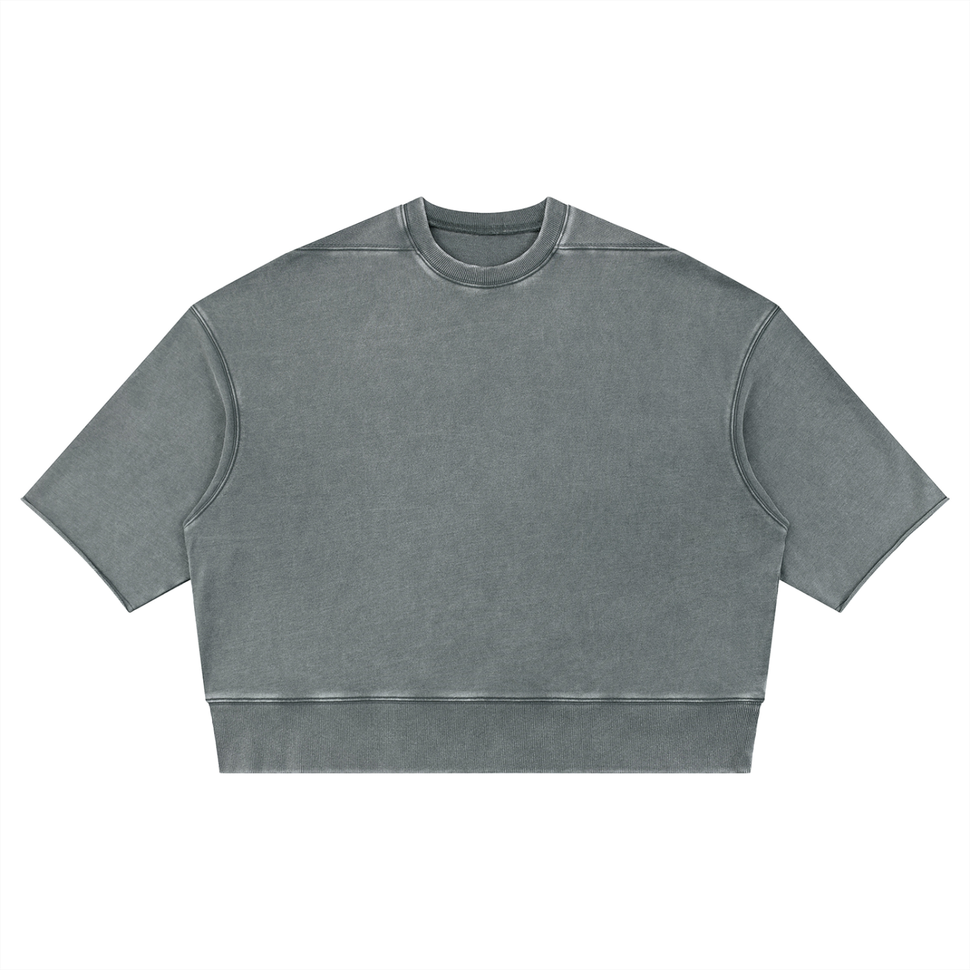 Unisex Mineral Wash Boxy Raw Edge T-Shirt – Premium Oversized Streetwear Tee
