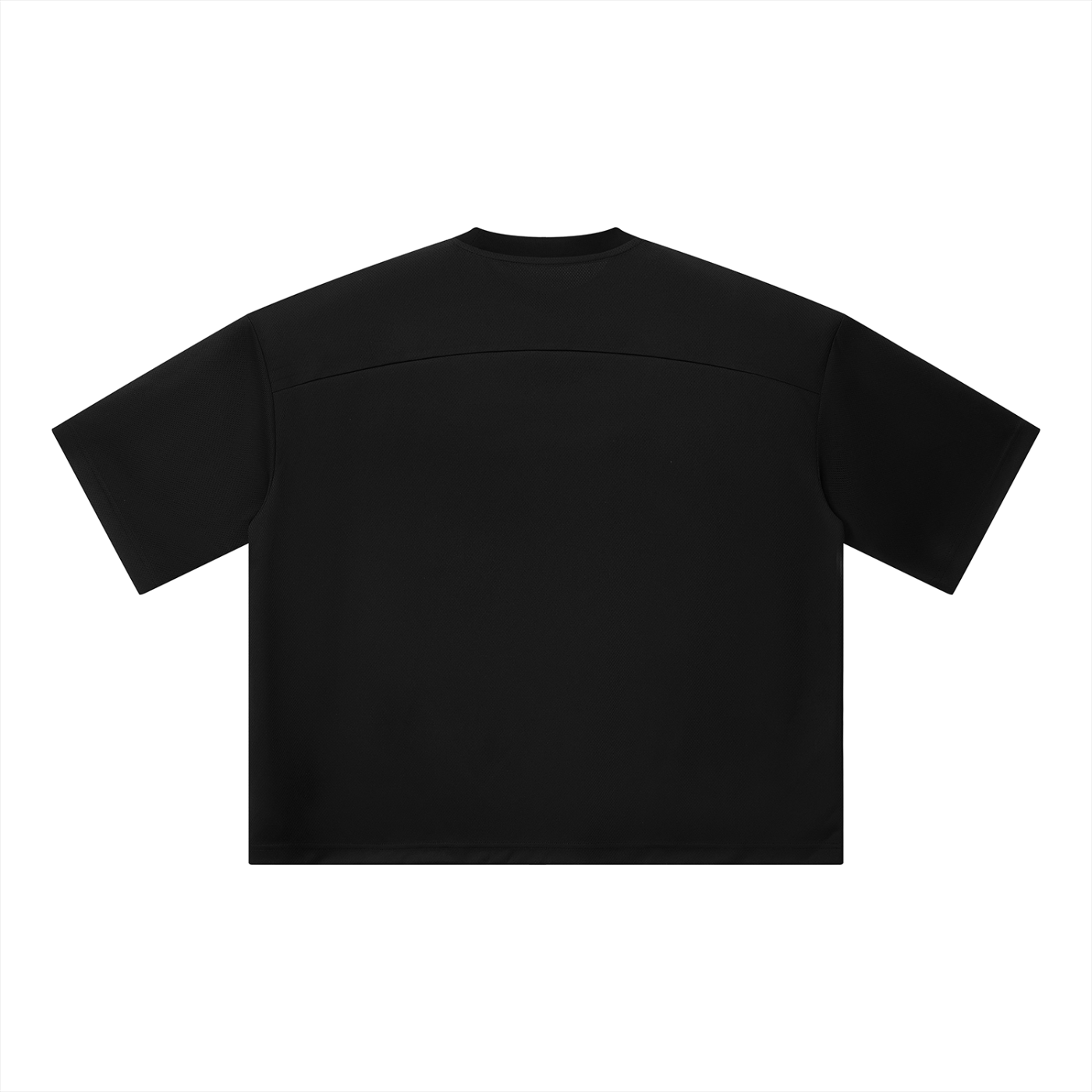 Unisex Boxy Mesh Crewneck T-Shirt – Oversized Breathable Streetwear Tee