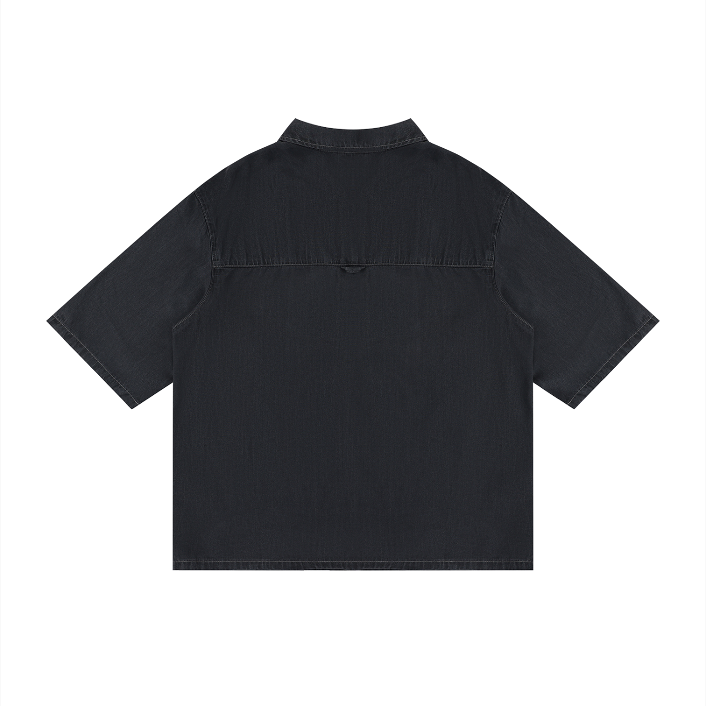 Unisex Vintage Wash Lyocell Drop Shoulder Shirt – Oversized Premium Button-Up