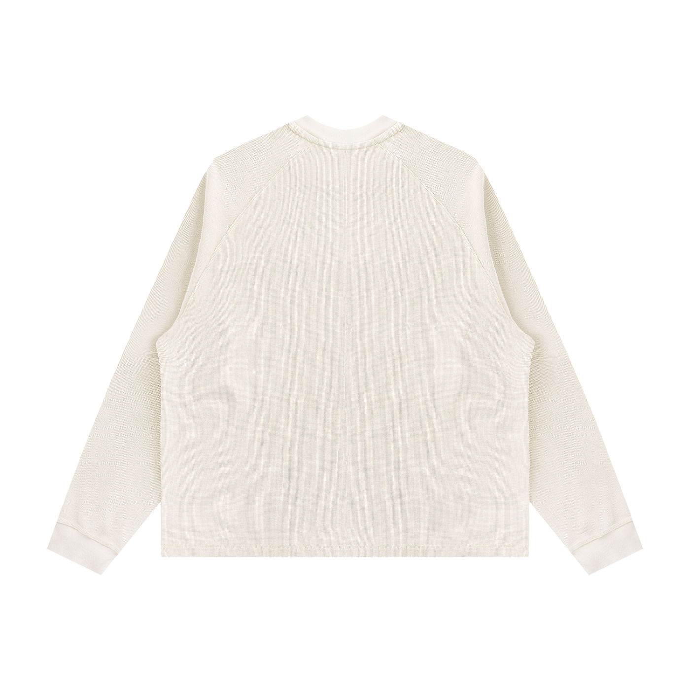 Unisex Vintage Wash Boxy Waffle T-Shirt – Oversized Textured Streetwear Tee