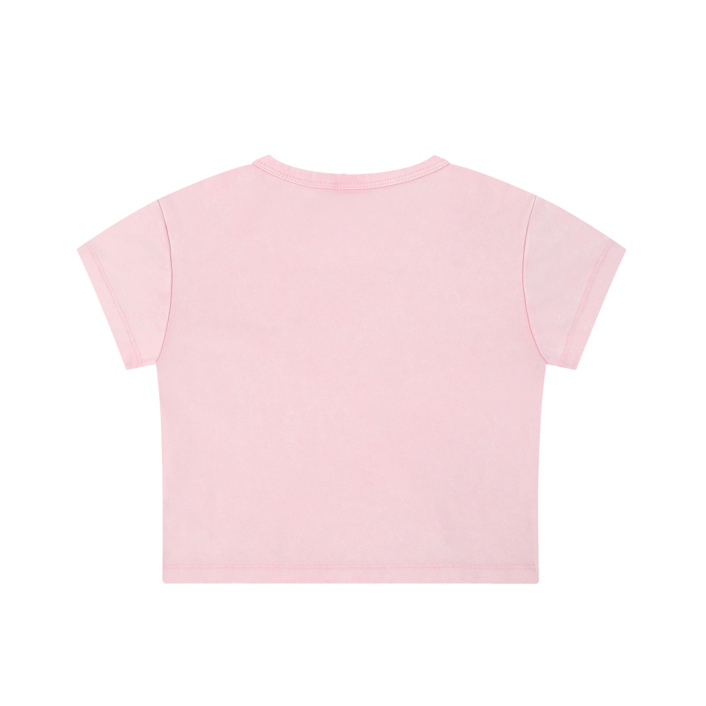 Women's Snow Washed Crop Top – Vintage Oversized Streetwear Tee