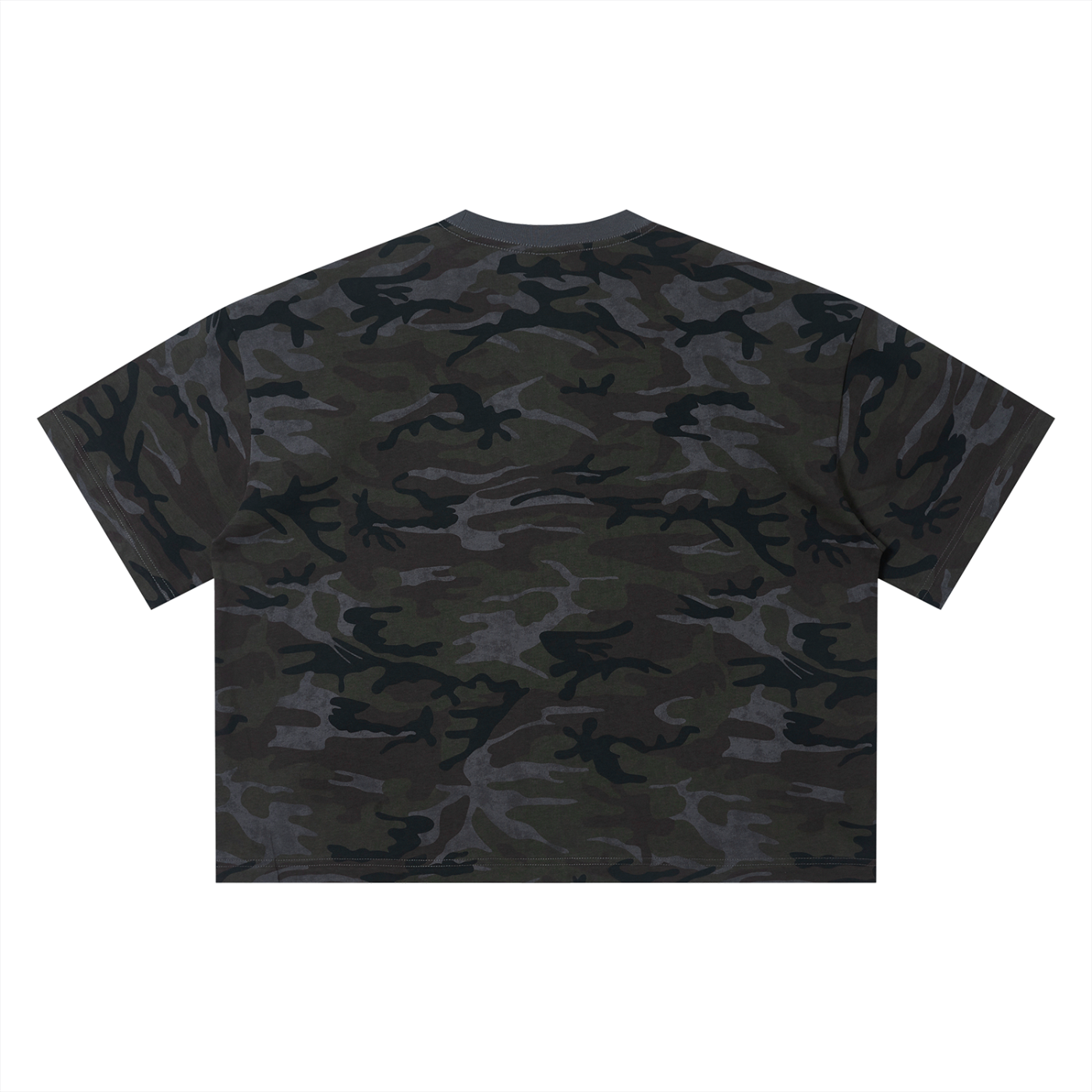 Unisex Camo Boxy T-Shirt – Oversized Camouflage Streetwear Tee