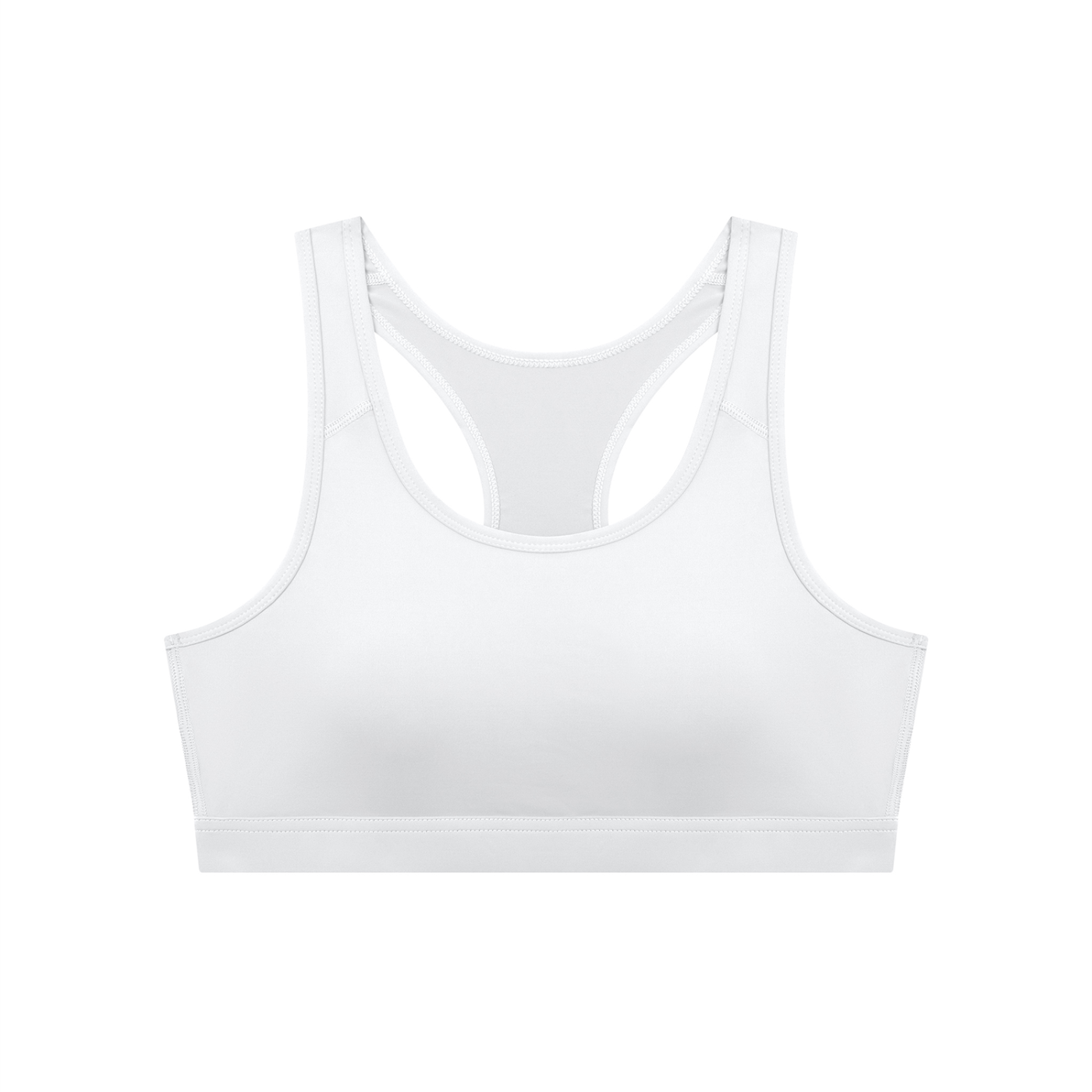 Women's Cropped Sports Bra – Medium Support Activewear Crop Top