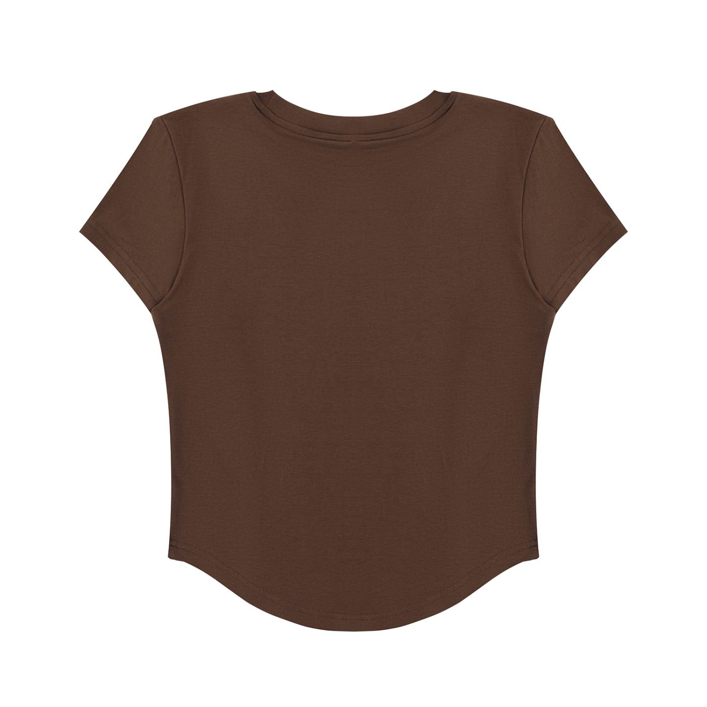 Women's Paneled Crop T-Shirt – Slim Fit Casual Streetwear Tee