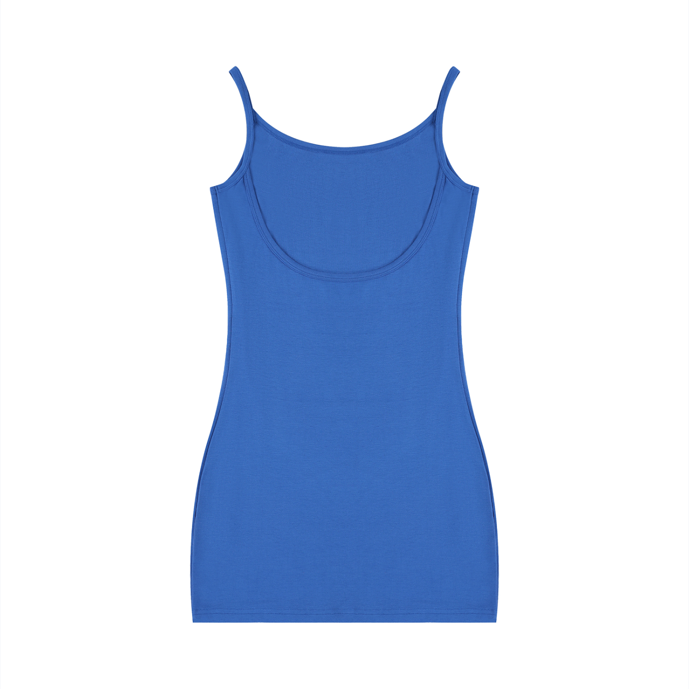 Women's Solid Sleeveless Bodycon Dress – Slim Fit Casual Midi Dress