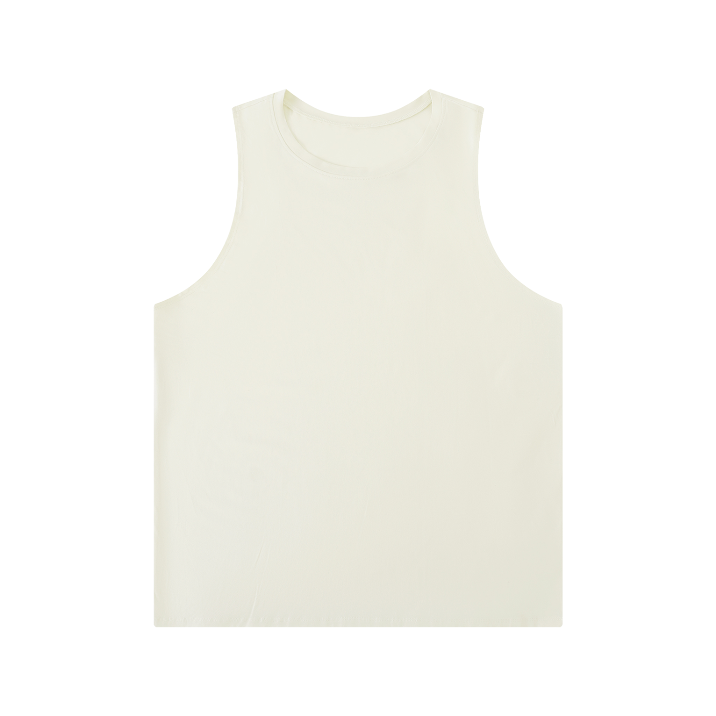 Men's Solid Color Crew Neck Tank Top – Premium Sleeveless Cotton Muscle Tee