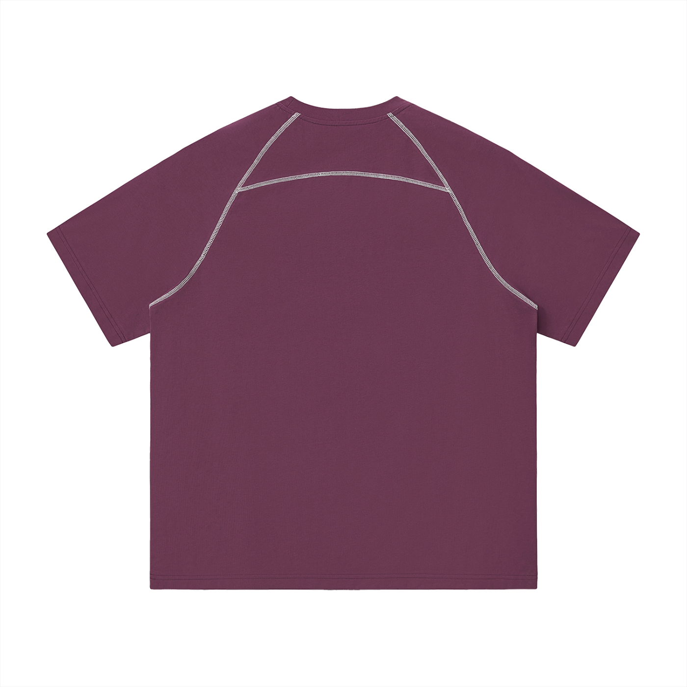 Unisex Contrast Stitch Raglan T-Shirt – Oversized Streetwear Tee