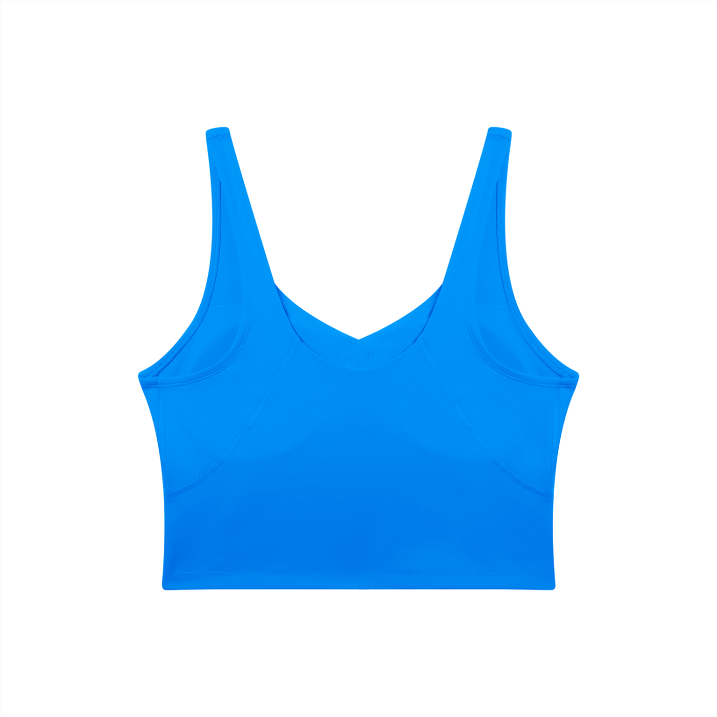 Women's V-Neck Yoga Sports Bra – Seamless Medium Support Workout & Activewear Bra