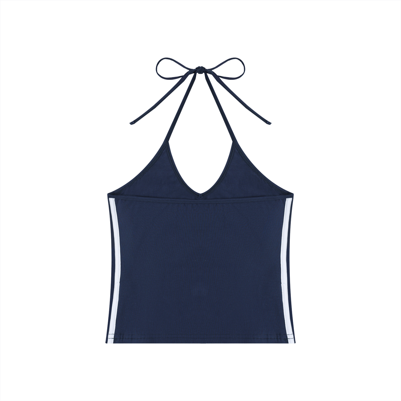 Women's Color Block Halter Crop Tank Top – Sleeveless Summer Essential