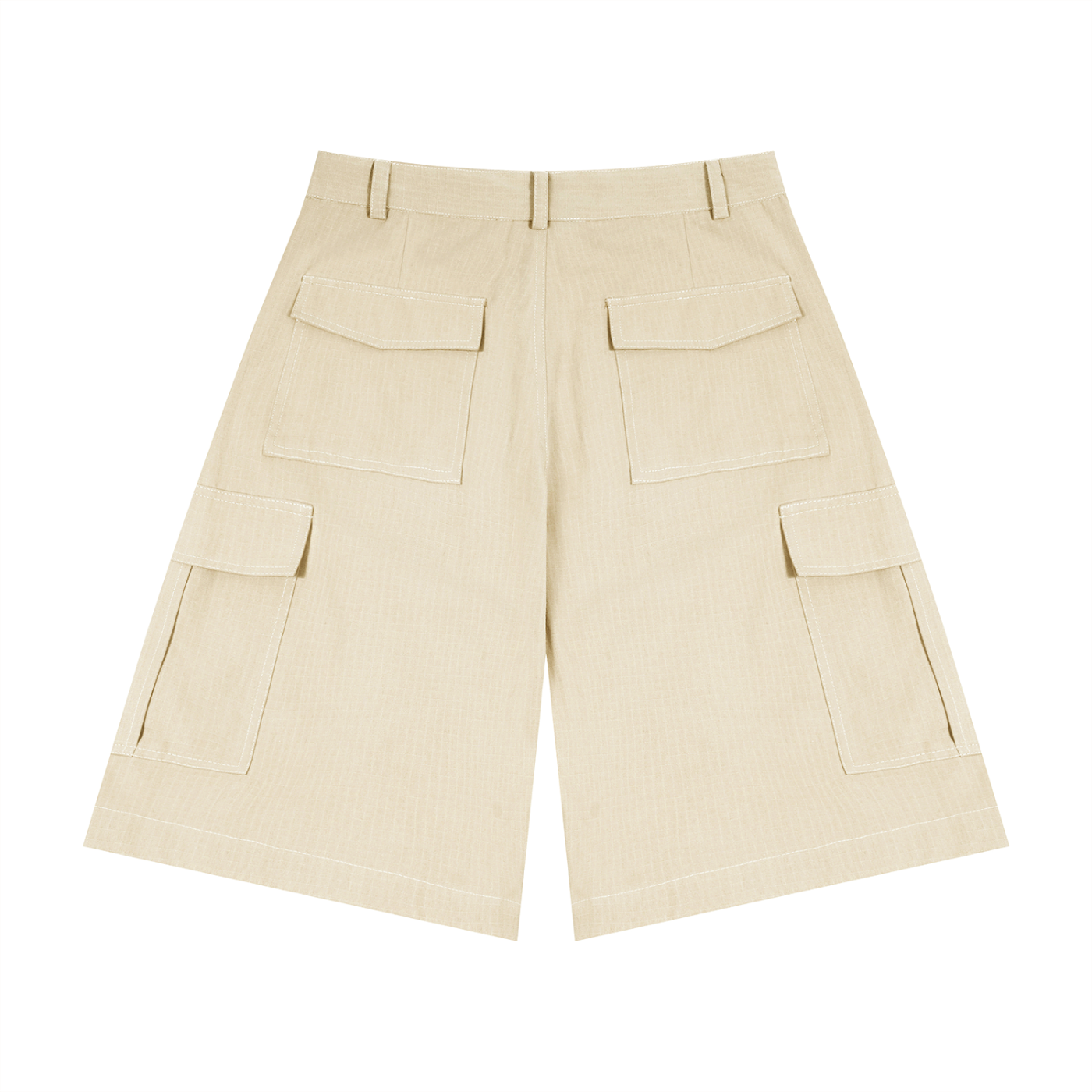 Unisex Woven Cargo Shorts – Relaxed Fit Utility Streetwear Shorts