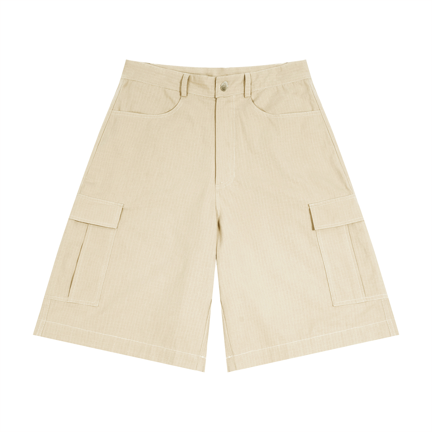 Unisex Woven Cargo Shorts – Relaxed Fit Utility Streetwear Shorts