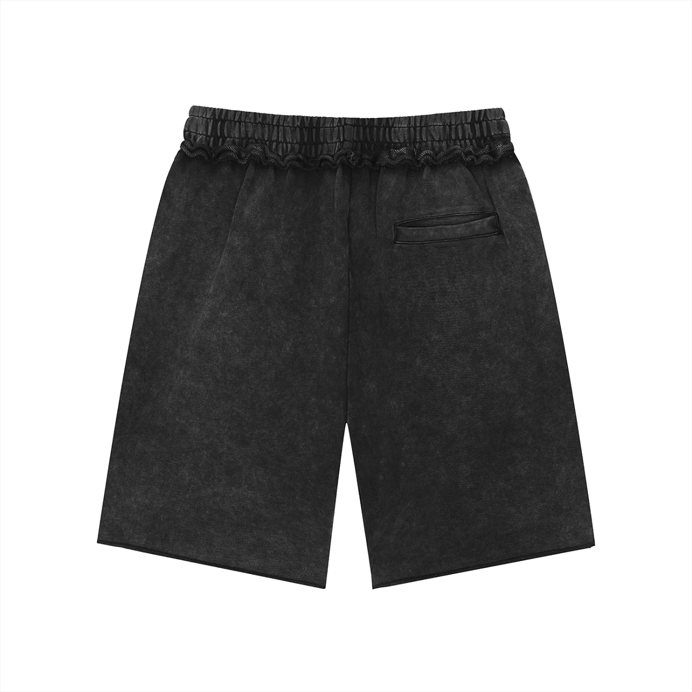 Unisex Mineral Wash Raw Edge Shorts – Oversized Premium Streetwear Shorts