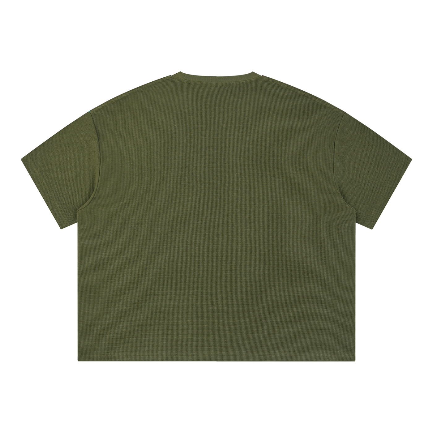 Unisex Waffle Boxy T-Shirt – Oversized Textured Streetwear Tee