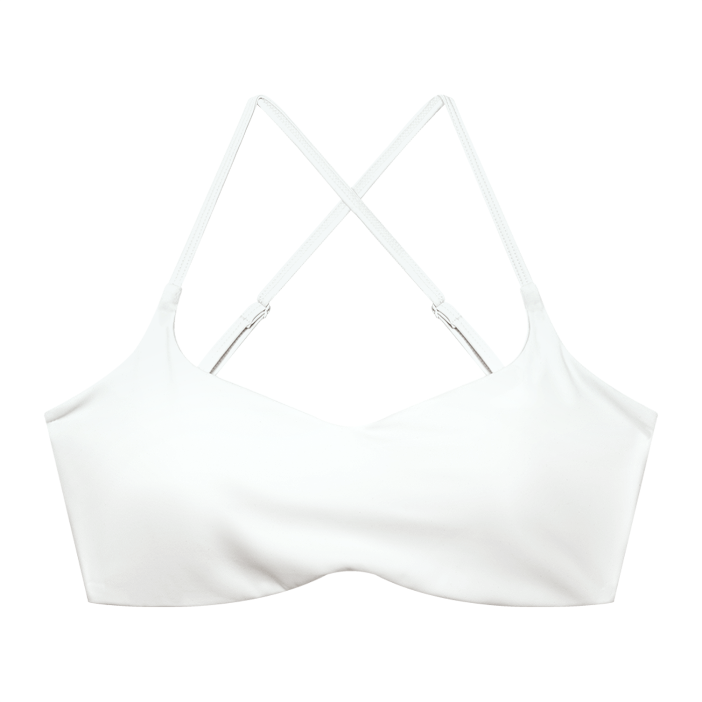 Women's Cropped Sports Bra – High Support Seamless Workout & Yoga Bra