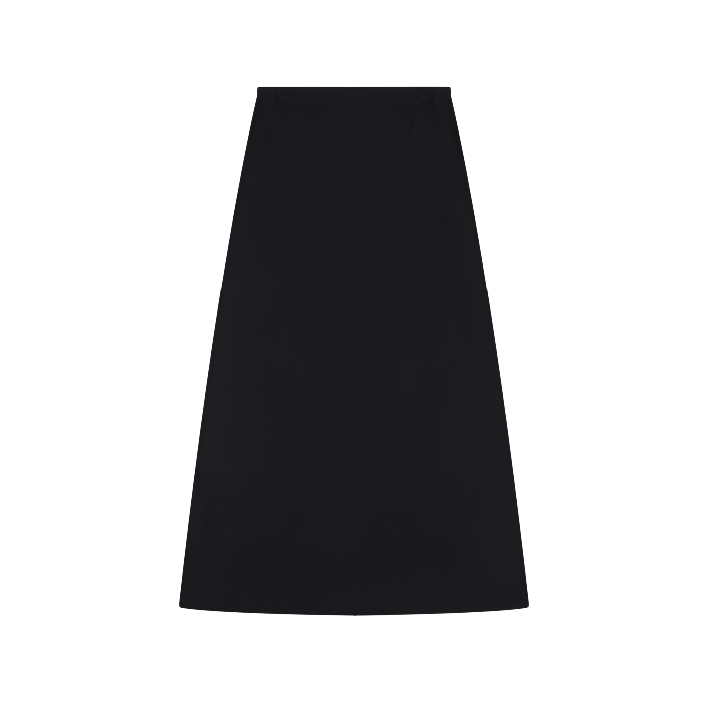 Women's Solid Color Knit Maxi Skirt – High-Waisted Stretch Casual Skirt