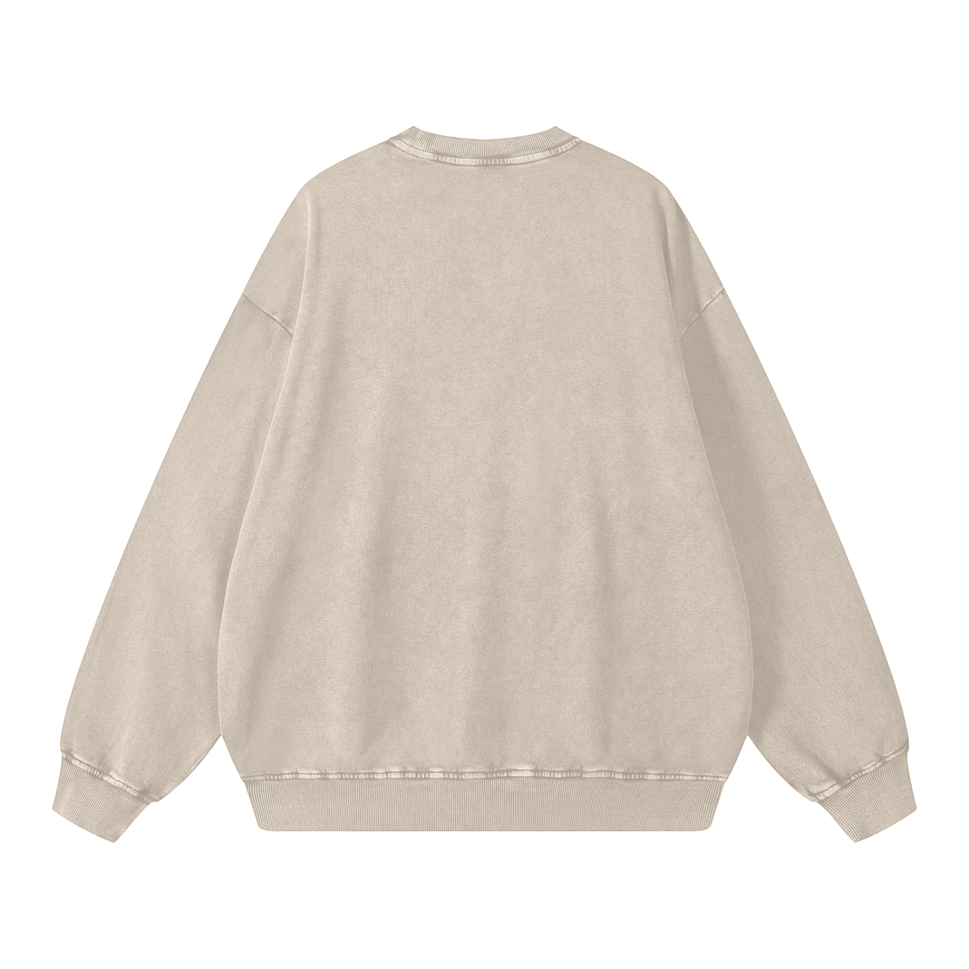 Snow Washed Oversized Sweatshirt – Premium Unisex Heavyweight Streetwear Pullover