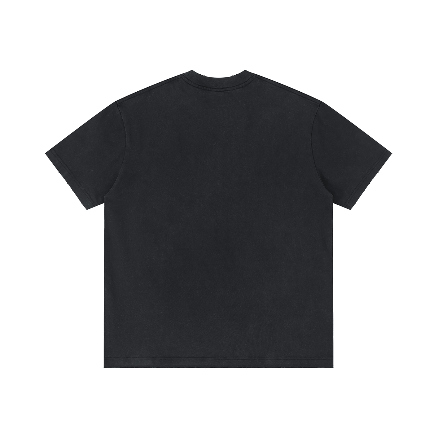 Unisex Vintage Wash Distressed T-Shirt – Oversized Premium Streetwear Tee