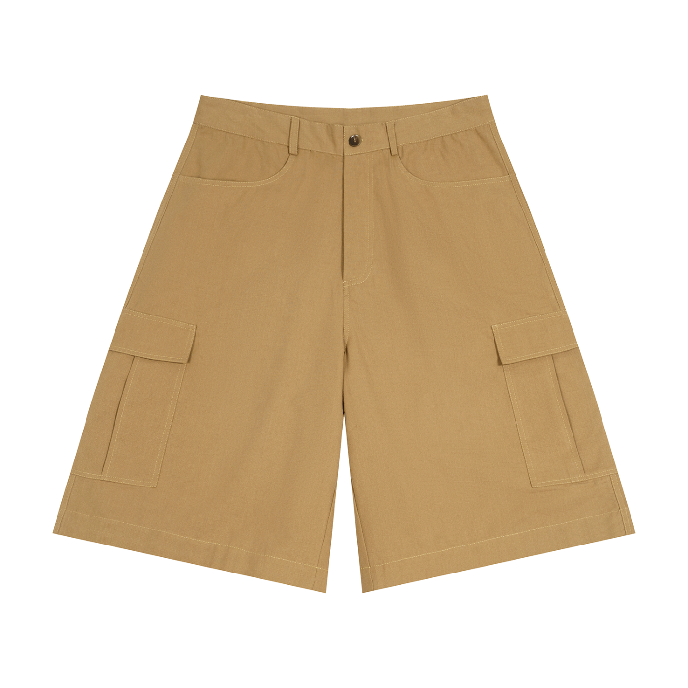 Unisex Woven Cargo Shorts – Relaxed Fit Utility Streetwear Shorts