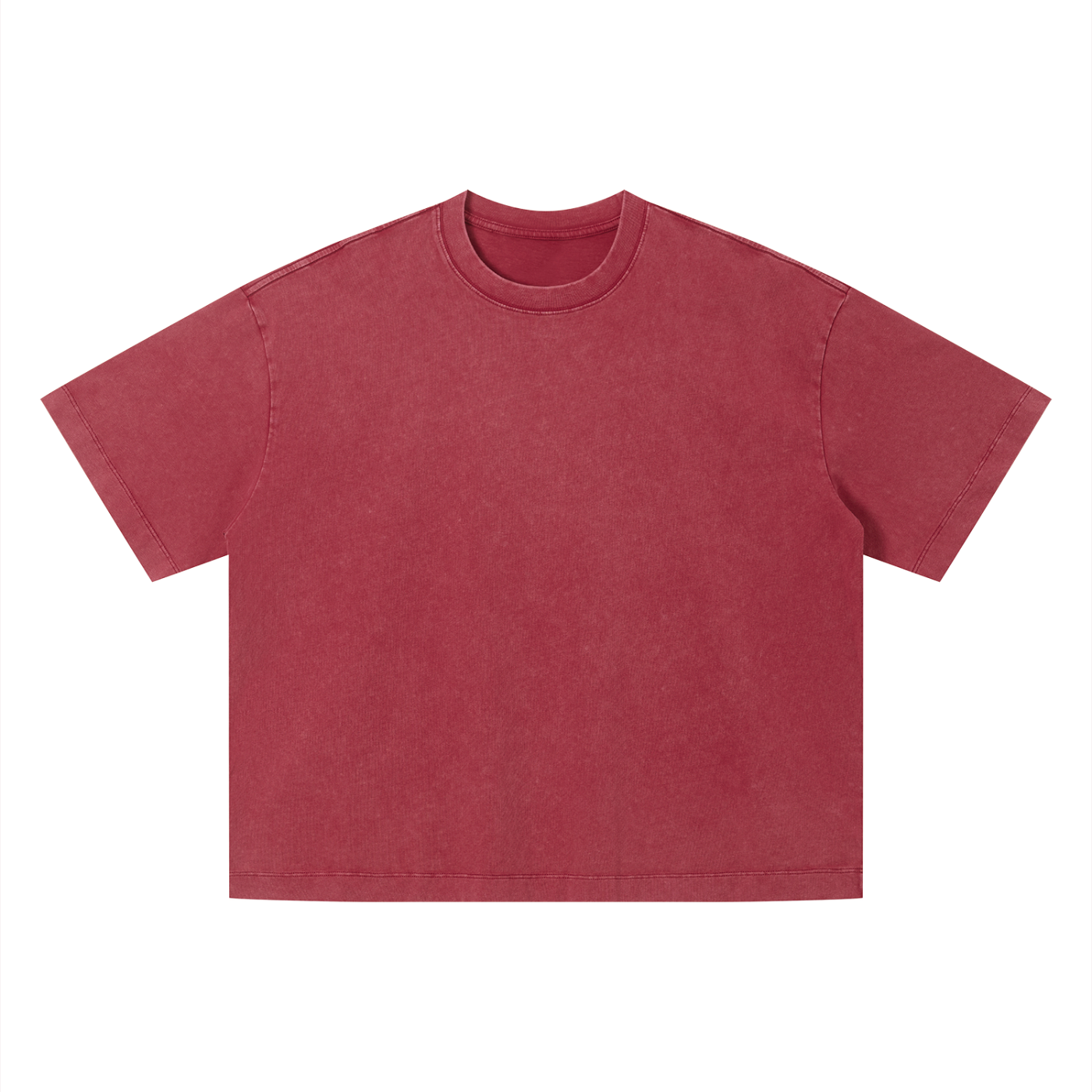 Unisex Vintage Wash Boxy T-Shirt – Oversized Heavyweight Faded Streetwear Tee