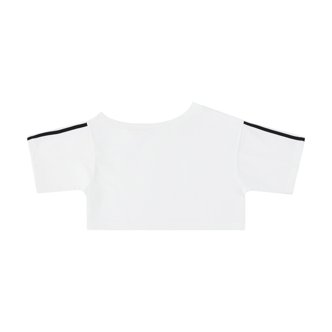 Women's Off-the-Shoulder Crop T-Shirt – Slim Fit Casual Fashion Top