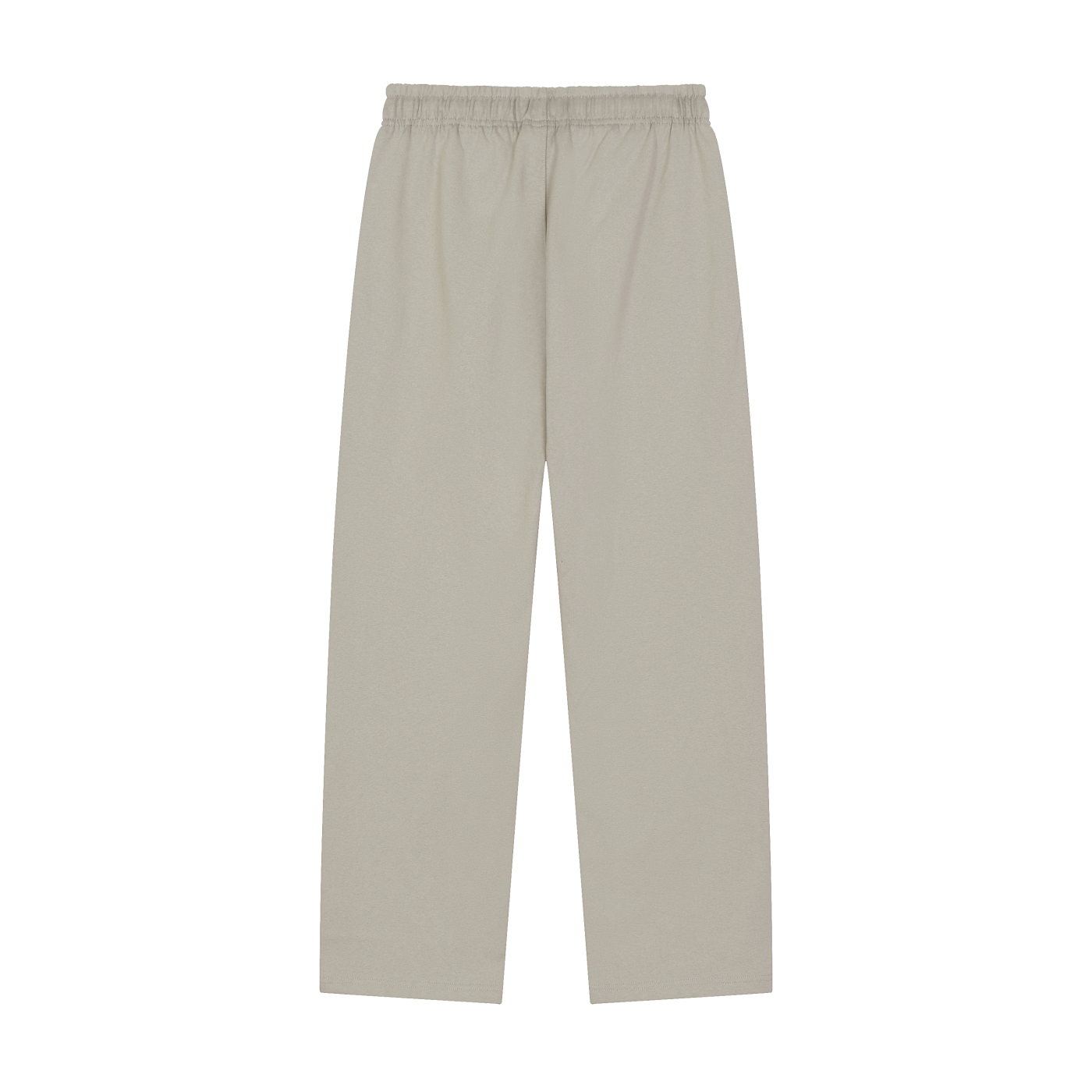 Solid Color Straight-Leg Sweatpants