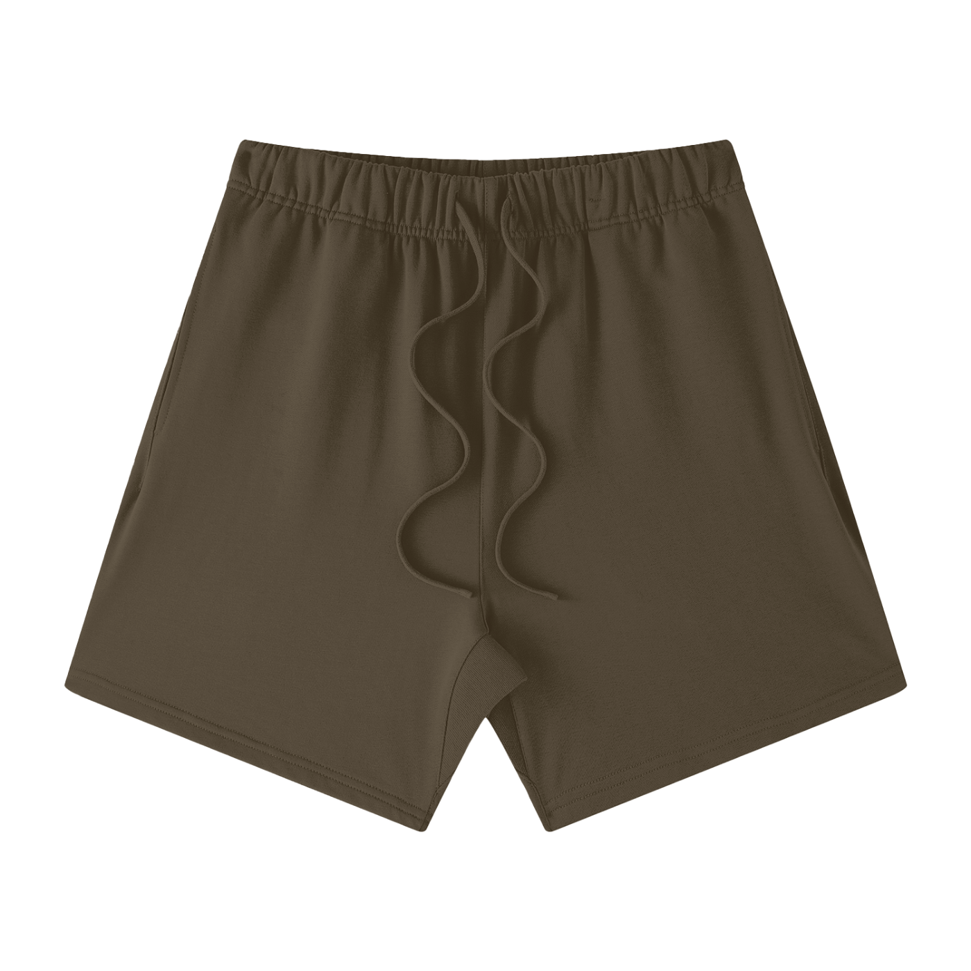 Unisex Earth Tone Loose Fit Cotton Shorts