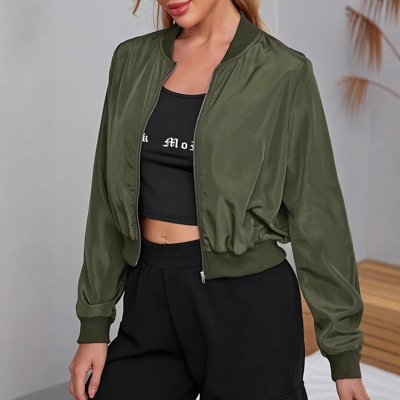 Casual Jacket Niche Zipper Women's Long Sleeve