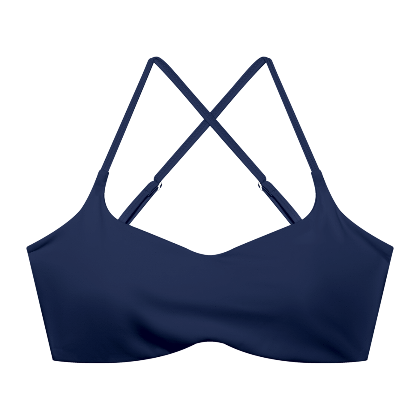 Women's Cropped Sports Bra – High Support Seamless Workout & Yoga Bra