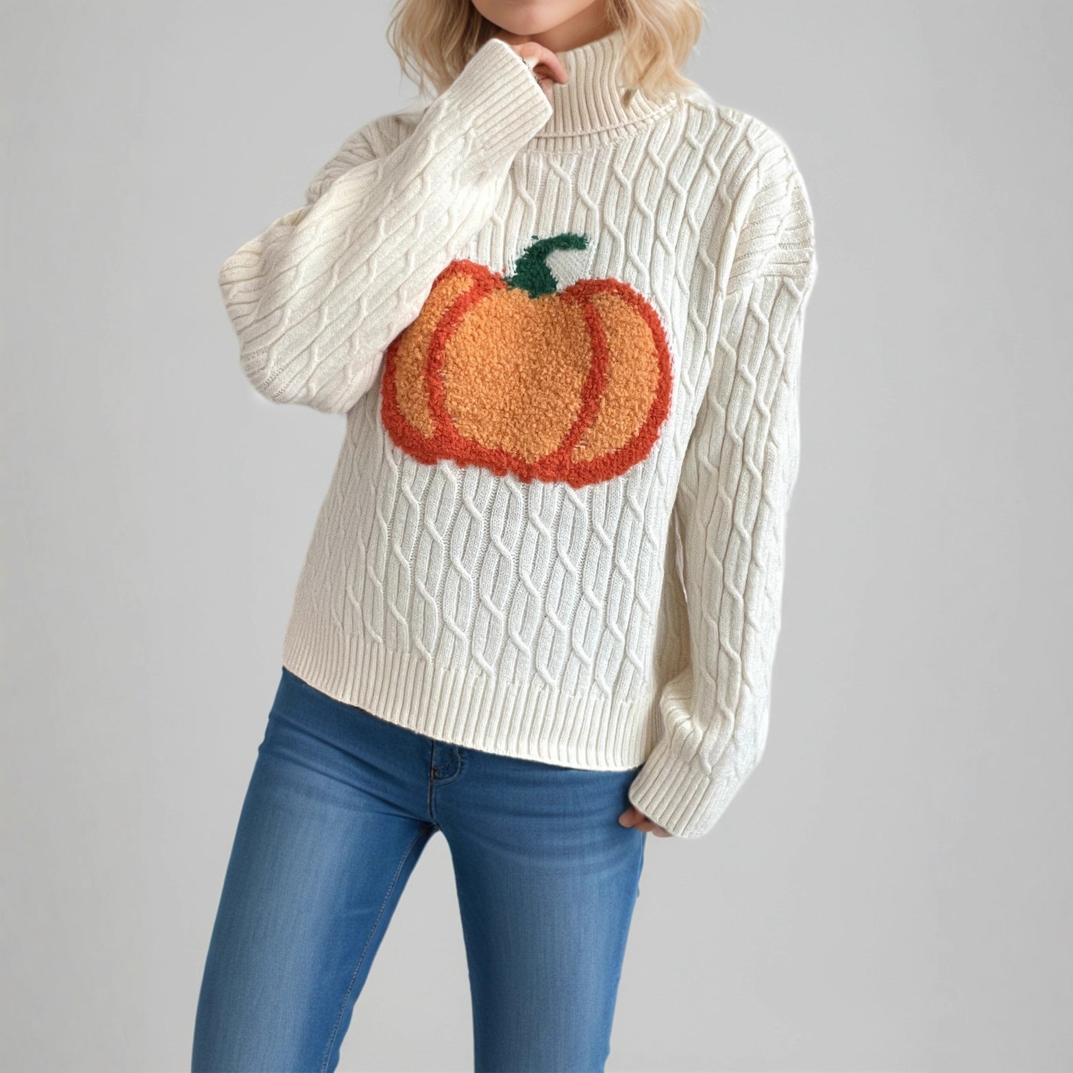 Leisure Warm Vintage Chic Pullover