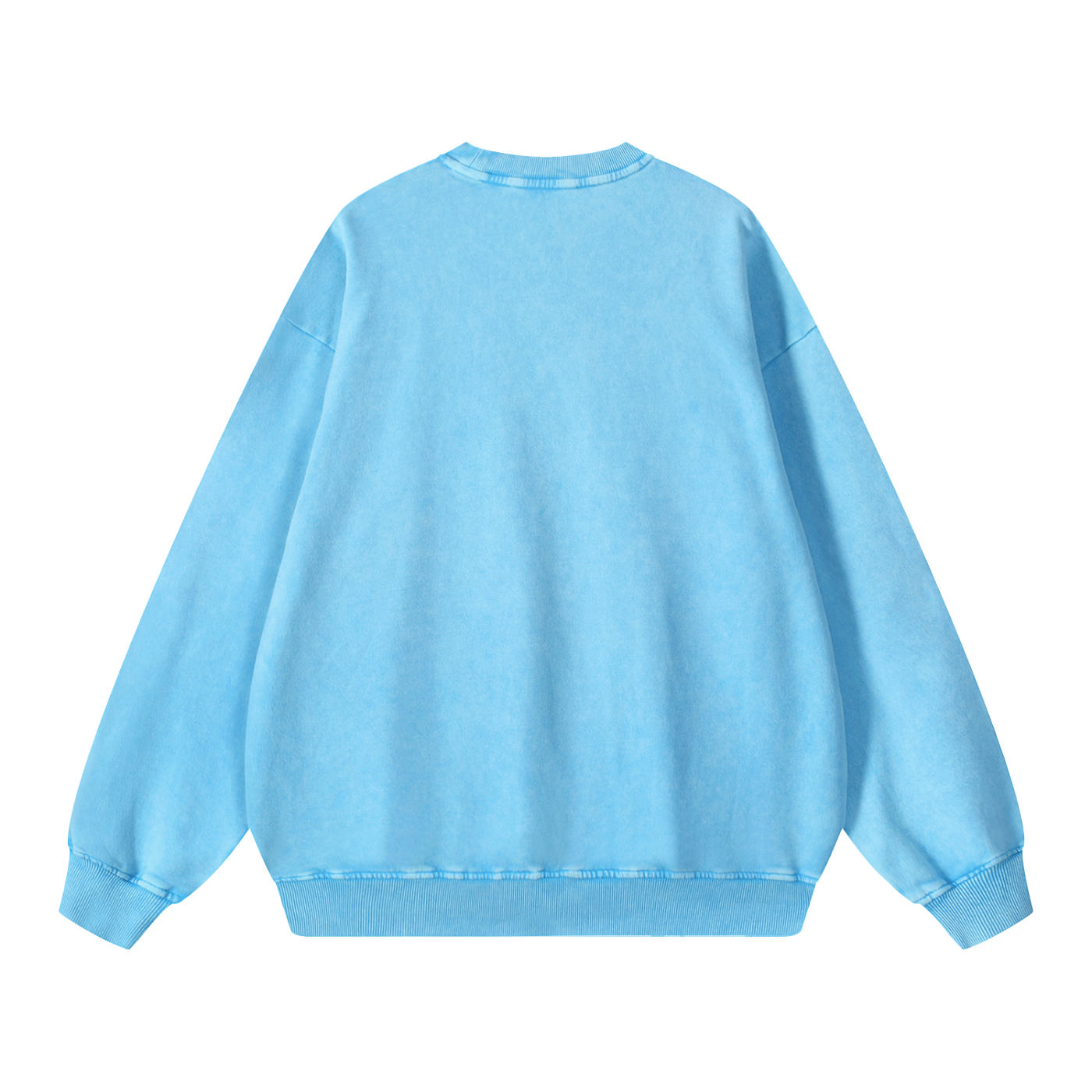 Snow Washed Oversized Sweatshirt – Premium Unisex Heavyweight Streetwear Pullover
