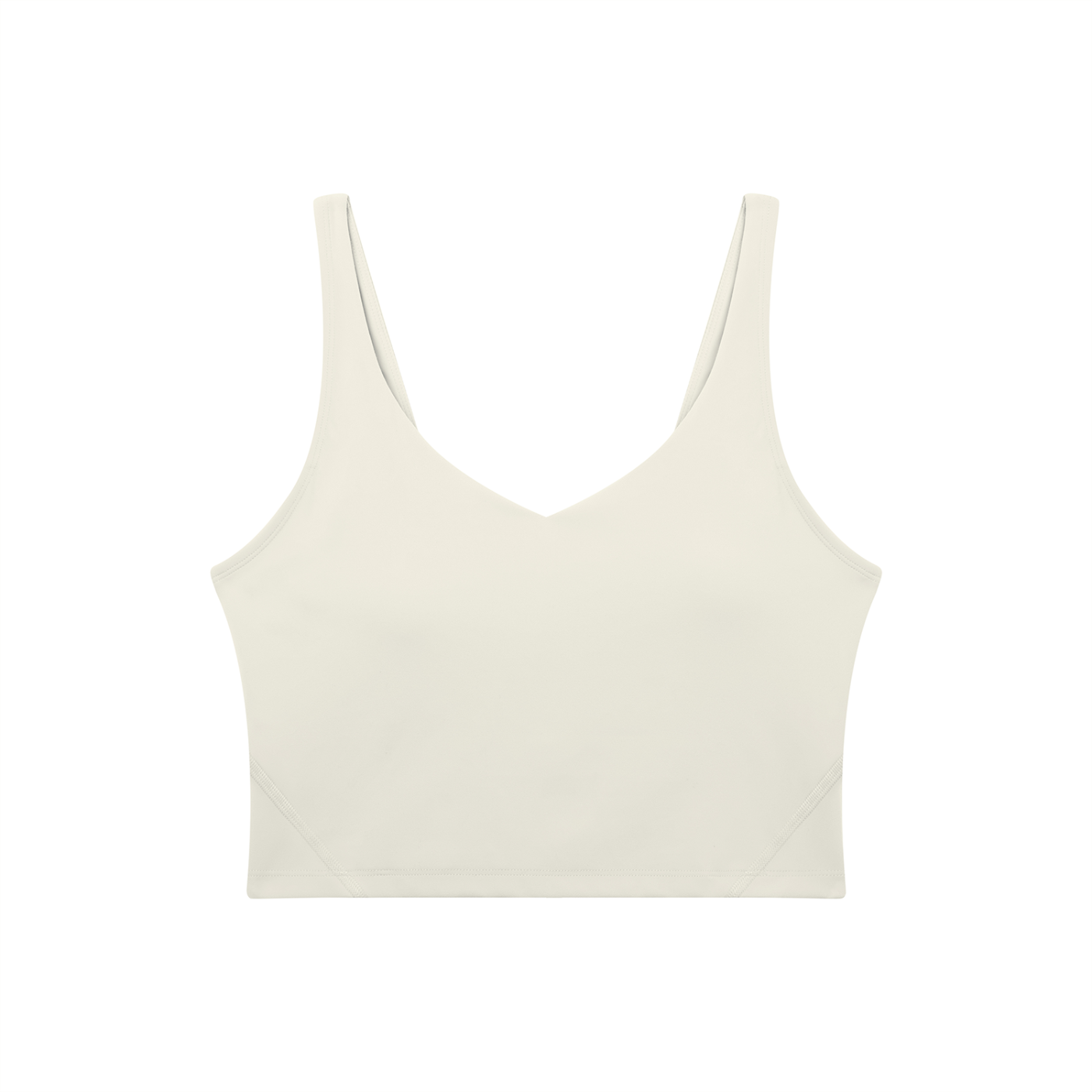 Women's V-Neck Yoga Sports Bra – Seamless Medium Support Workout & Activewear Bra