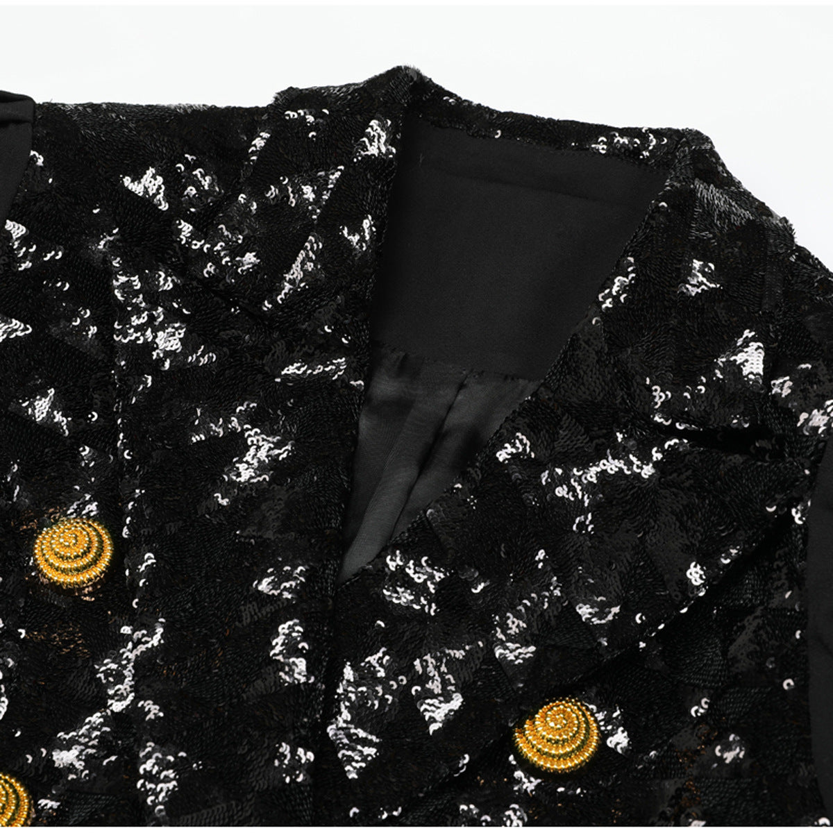Women's Classic Sequin Blazer Top Coat