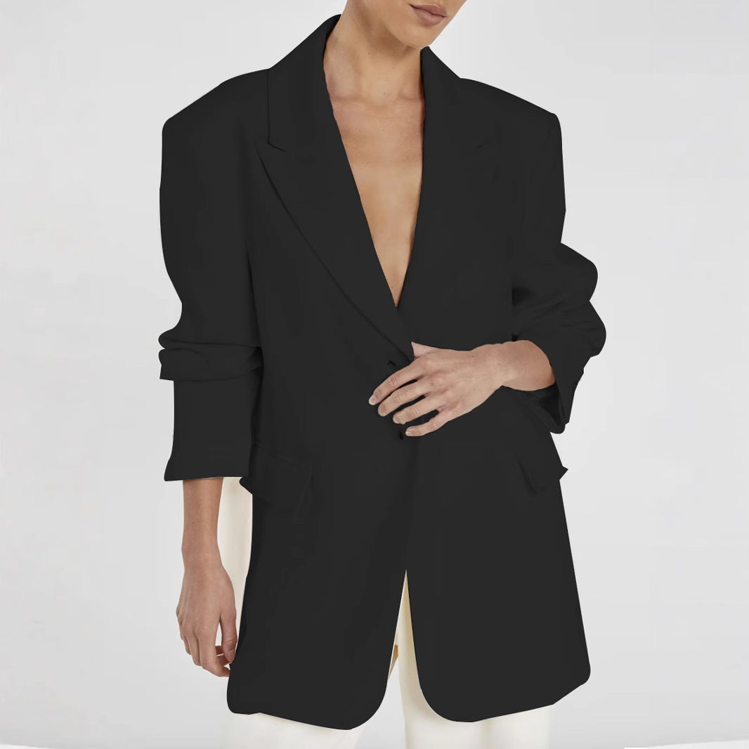 Workwear Women's Dress Solid Color High-grade Suit