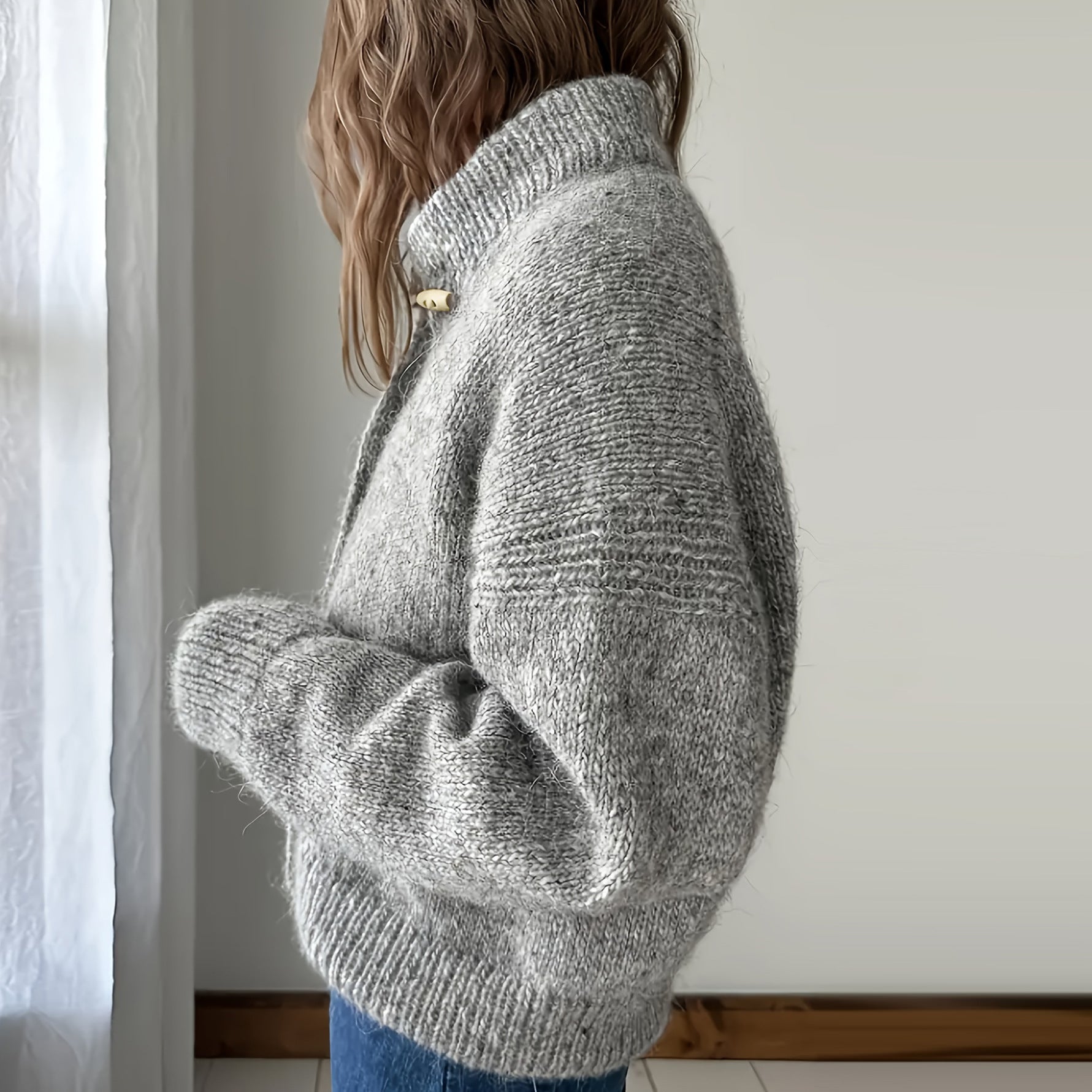 Women's Simple Loose Casual Knitted Cardigan