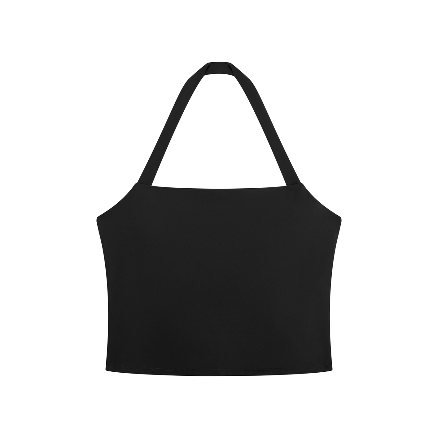 Women's Halter Crop Sports Bra – Medium Support Activewear Bra