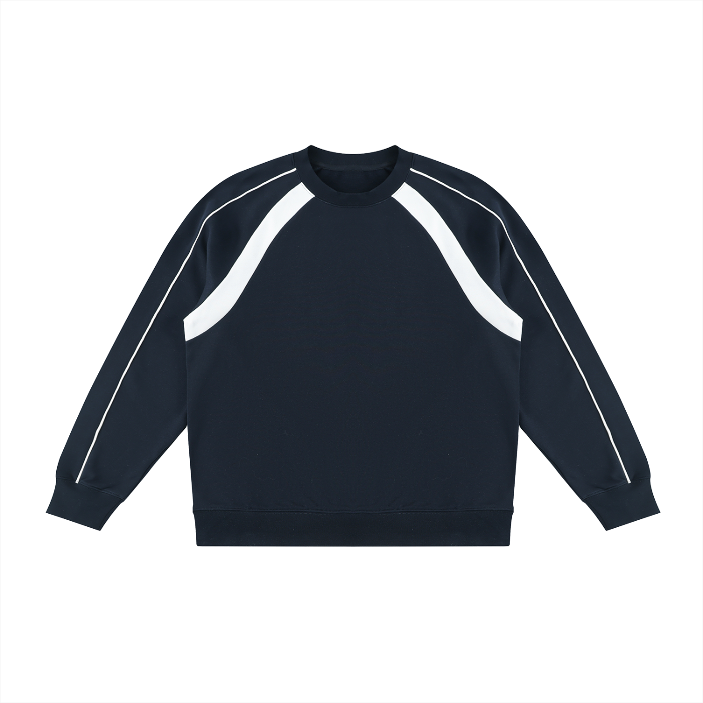 Unisex Color Block Crewneck Sweatshirt – Oversized Premium Streetwear Pullover