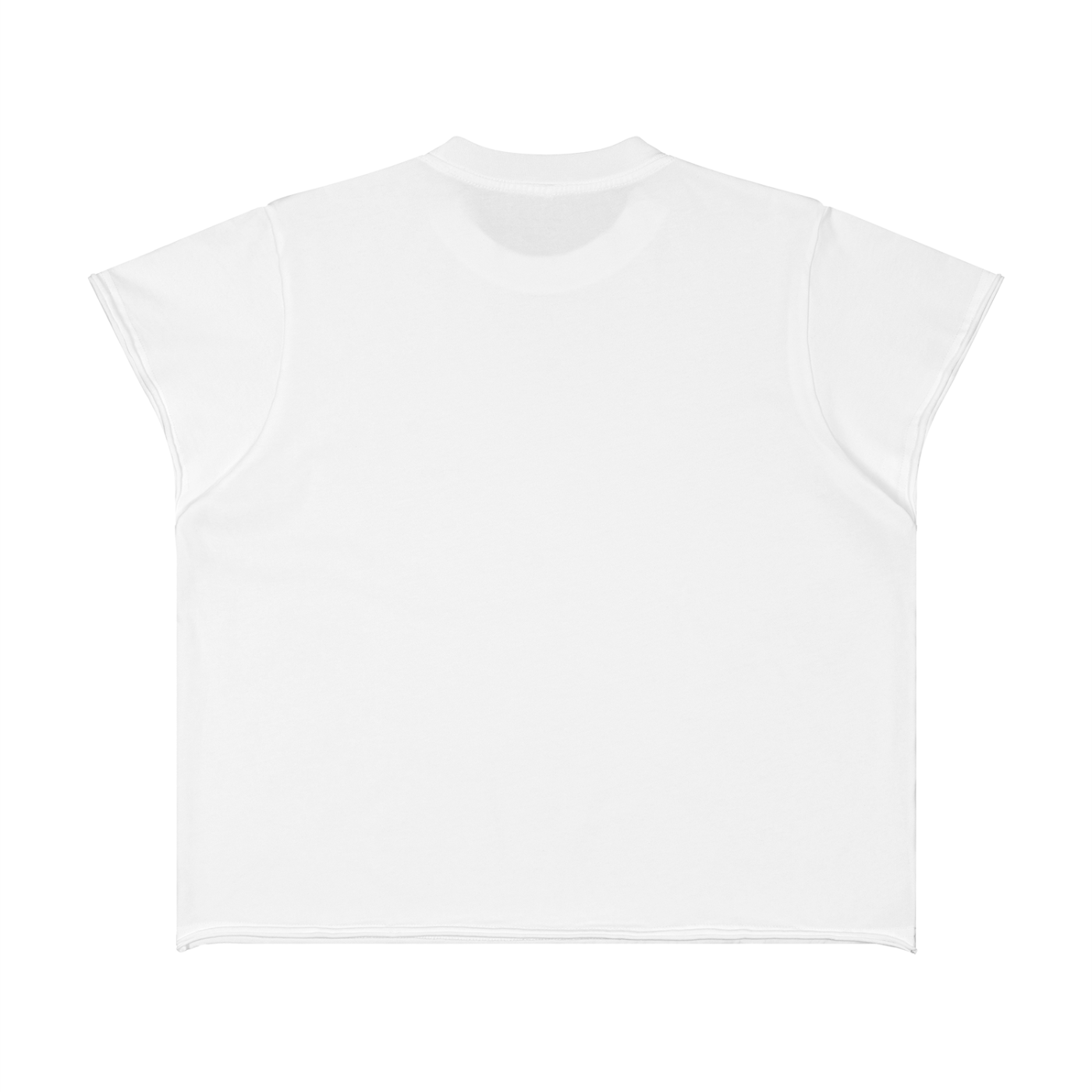 Unisex Boxy Raw Edge T-Shirt – Oversized Heavyweight Vintage Streetwear Tee