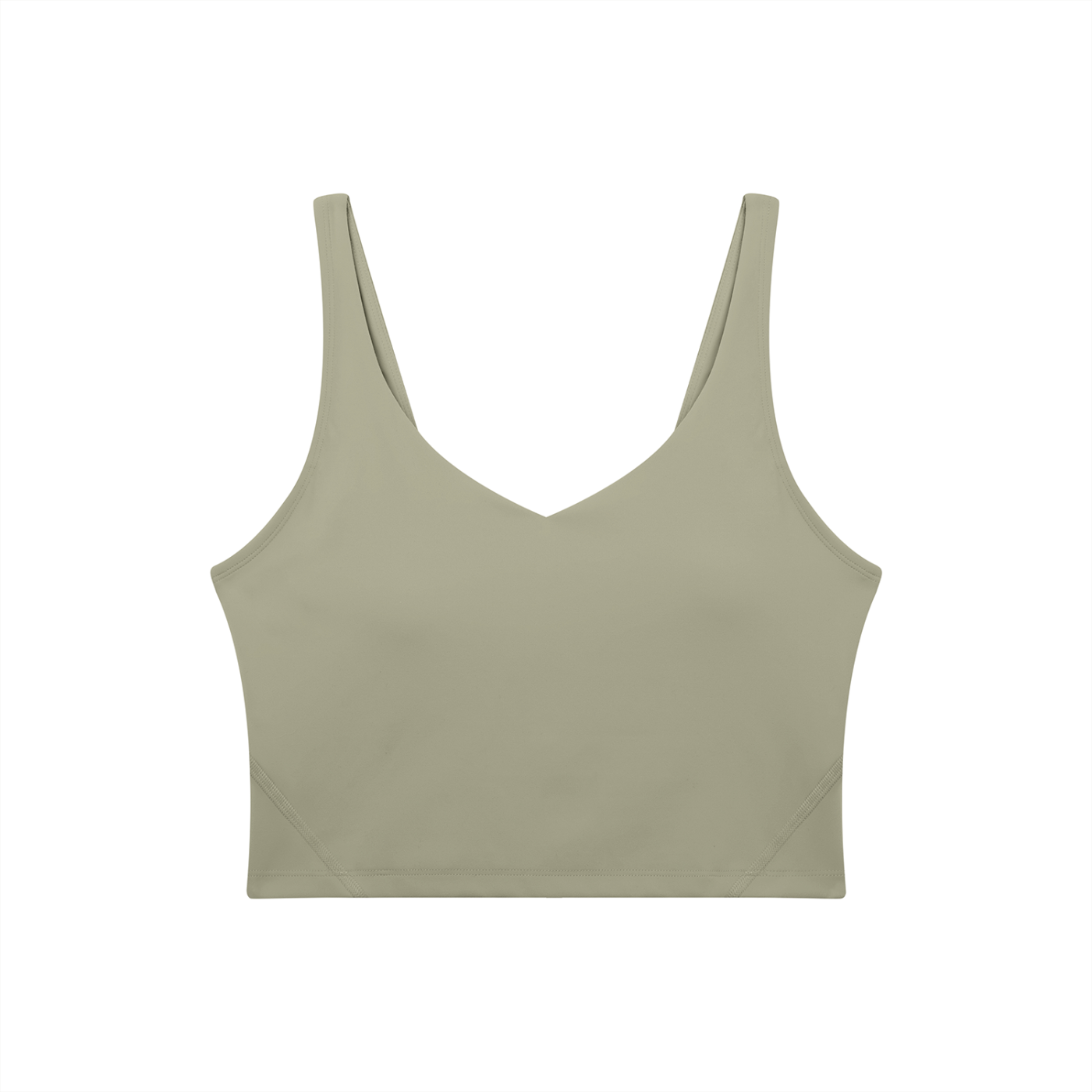 Women's V-Neck Yoga Sports Bra – Seamless Medium Support Workout & Activewear Bra