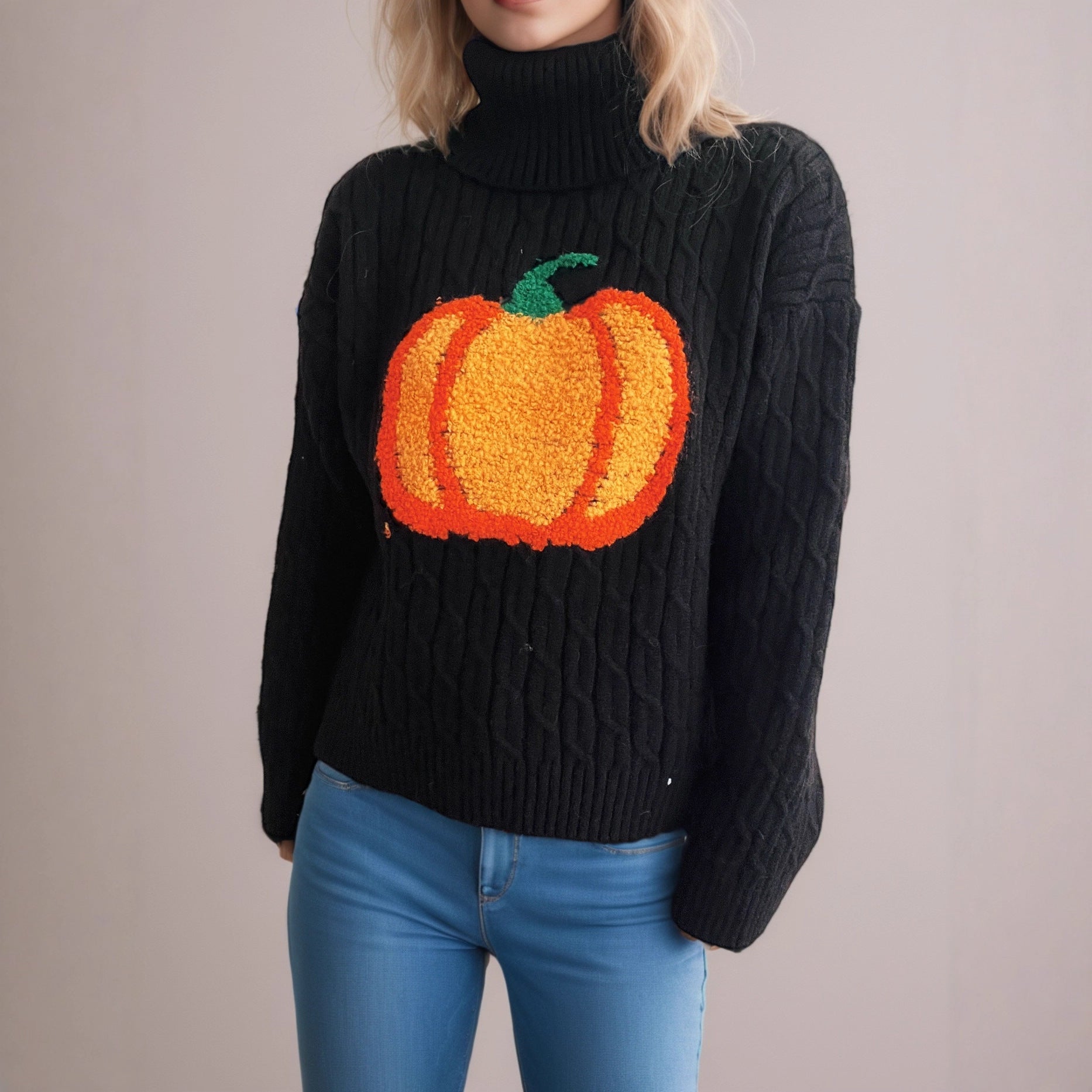 Leisure Warm Vintage Chic Pullover