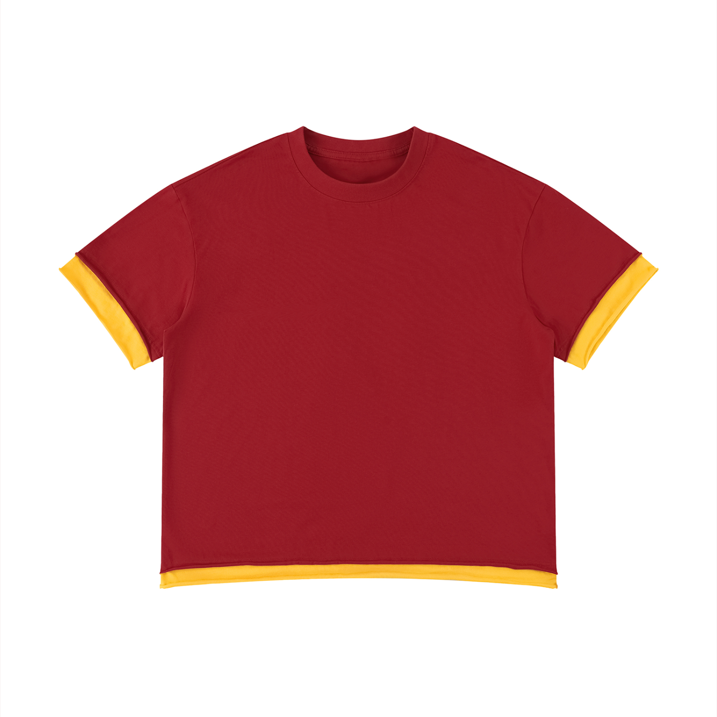 Unisex Boxy Color Block T-Shirt – Oversized Premium Streetwear Tee