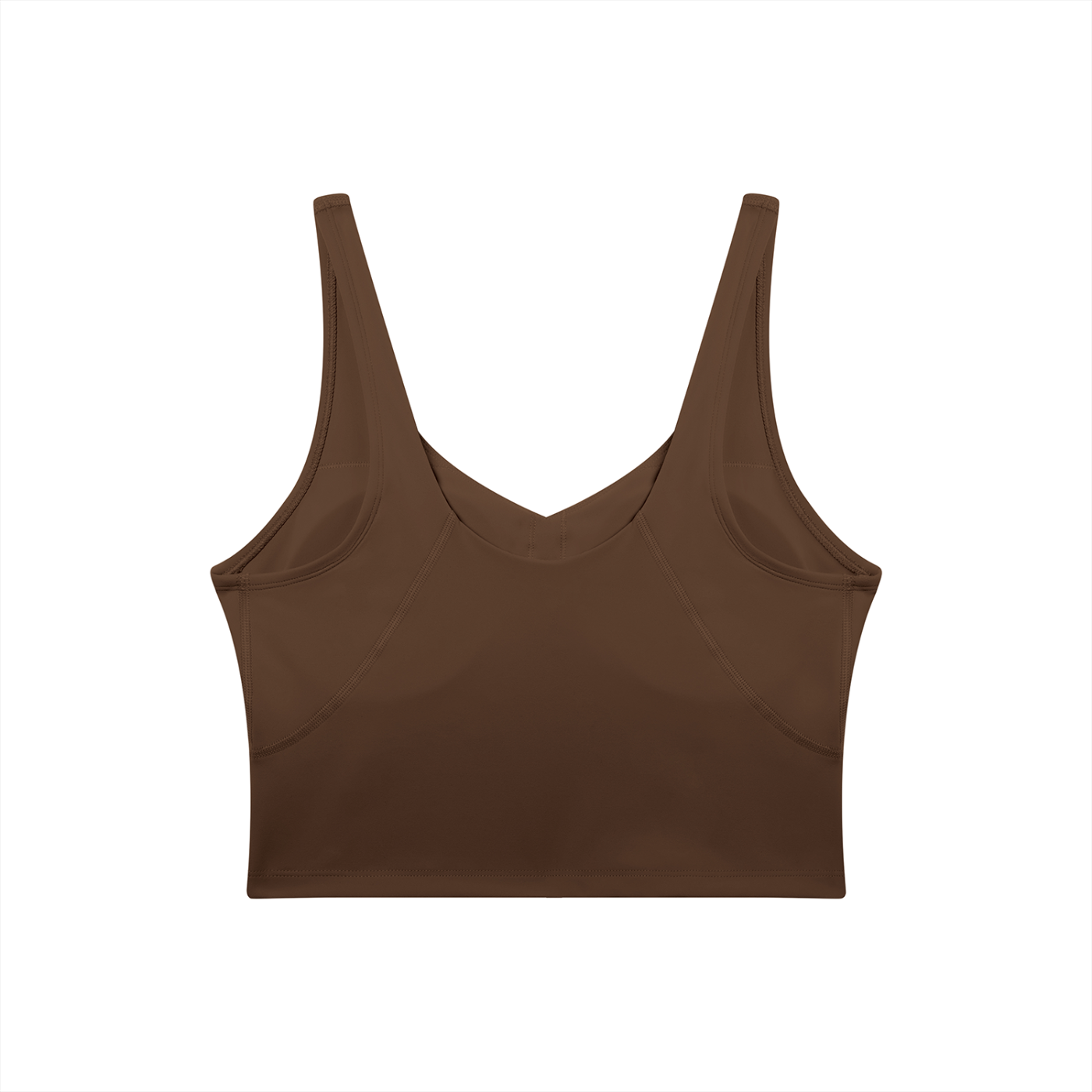 Women's V-Neck Yoga Sports Bra – Seamless Medium Support Workout & Activewear Bra