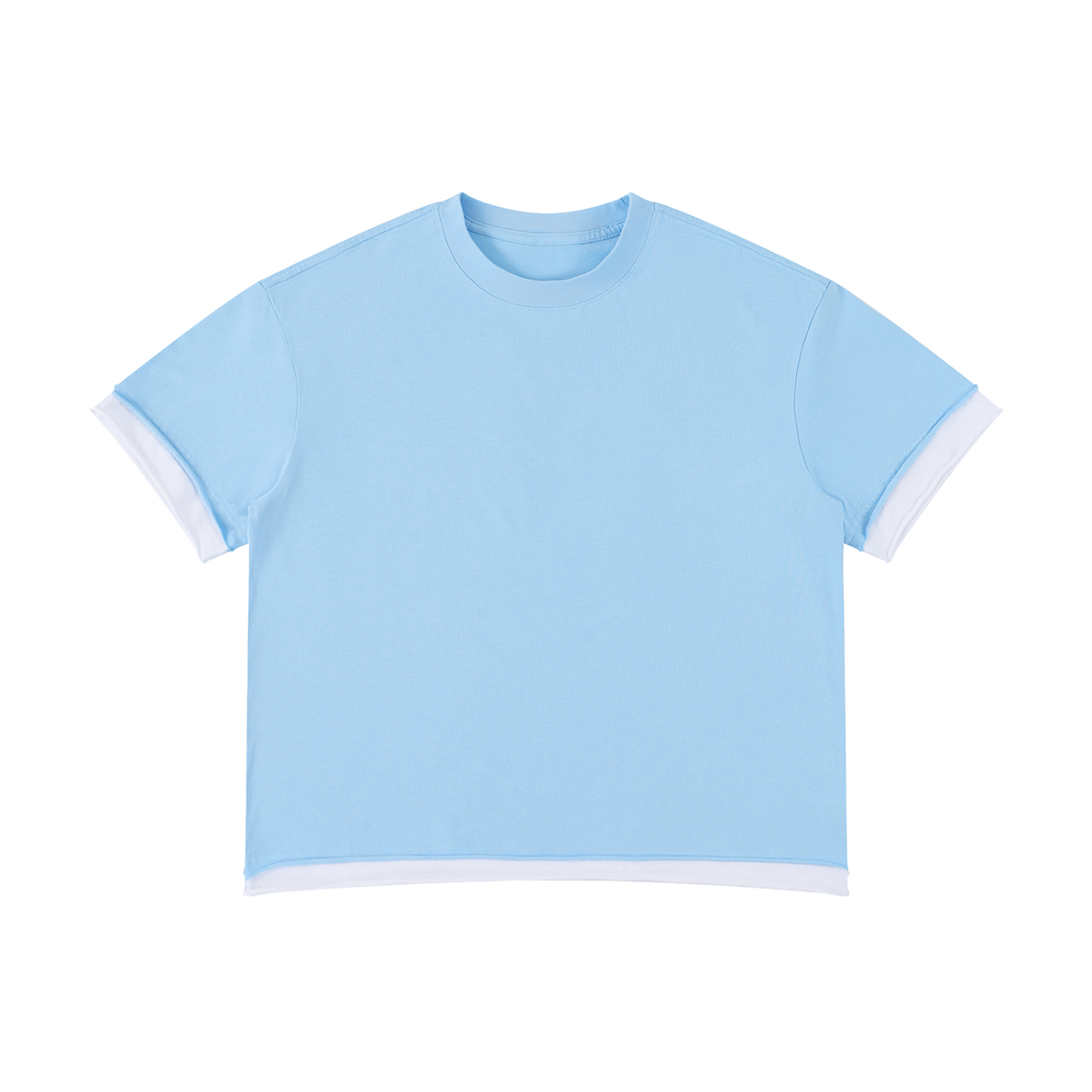 Unisex Boxy Color Block T-Shirt – Oversized Premium Streetwear Tee