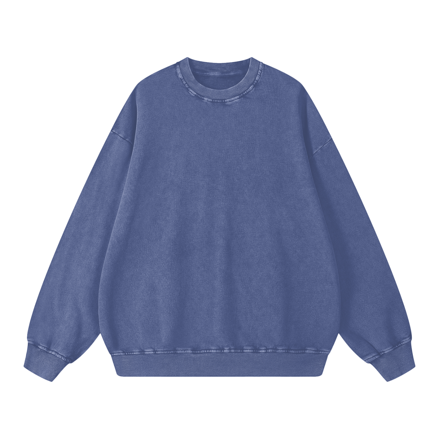 Snow Washed Oversized Sweatshirt – Premium Unisex Heavyweight Streetwear Pullover