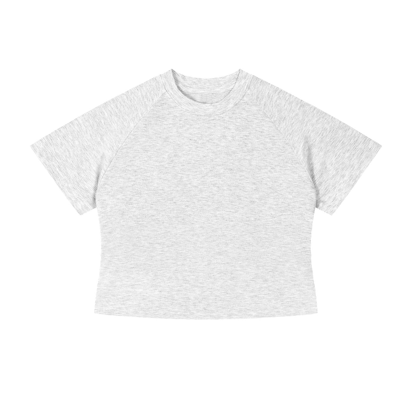 Women's Mineral Wash Crop T-Shirt – Slim Fit Vintage Streetwear Tee