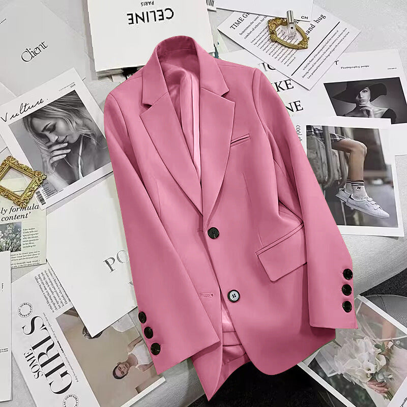 Asymmetrical Casual Suit with Princess Sleeves – Petite