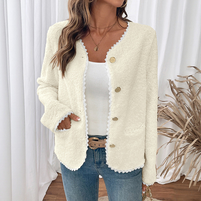 European And American Fashion Lambswool Cardigan