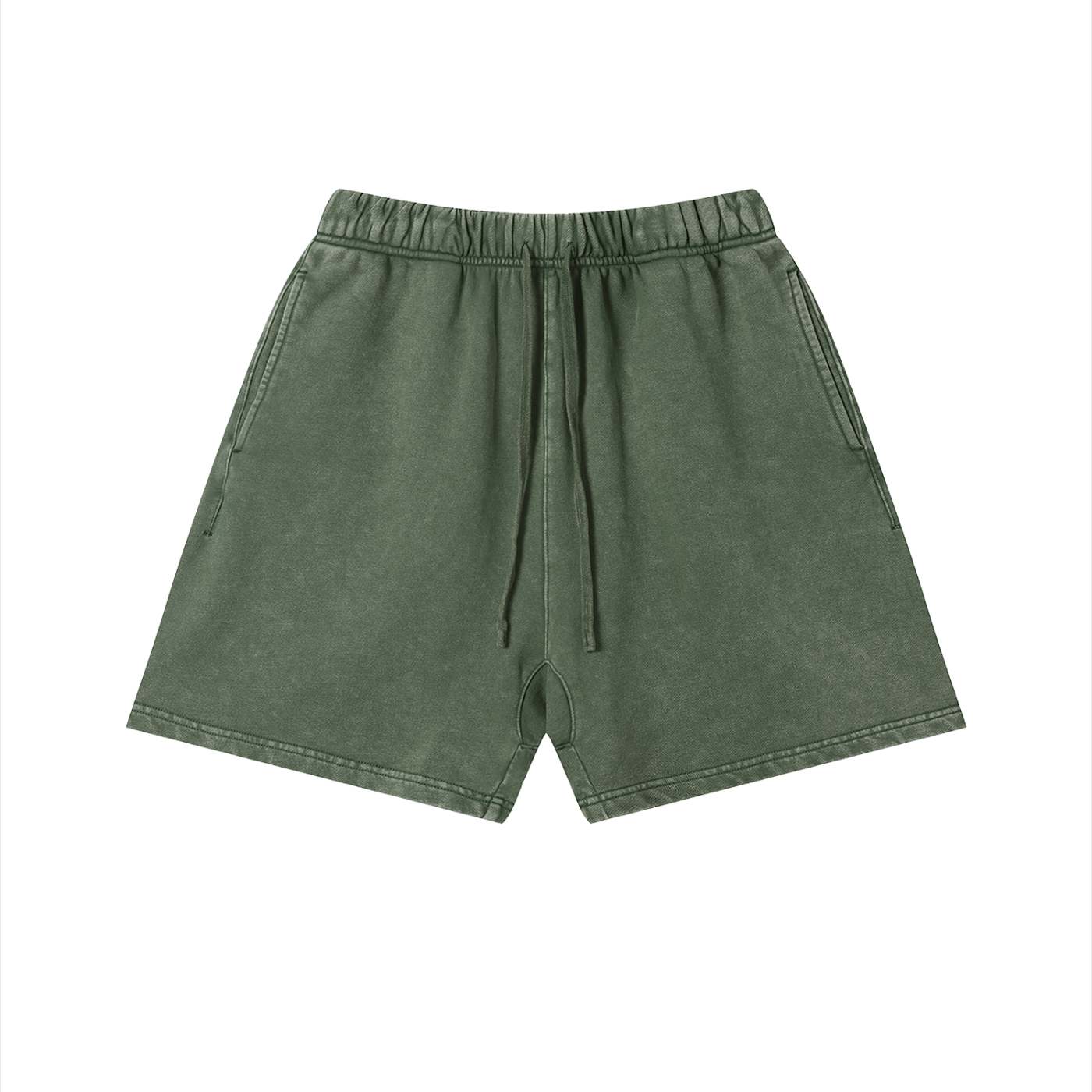 Unisex Vintage Wash Cotton Shorts – Relaxed Fit Streetwear Shorts