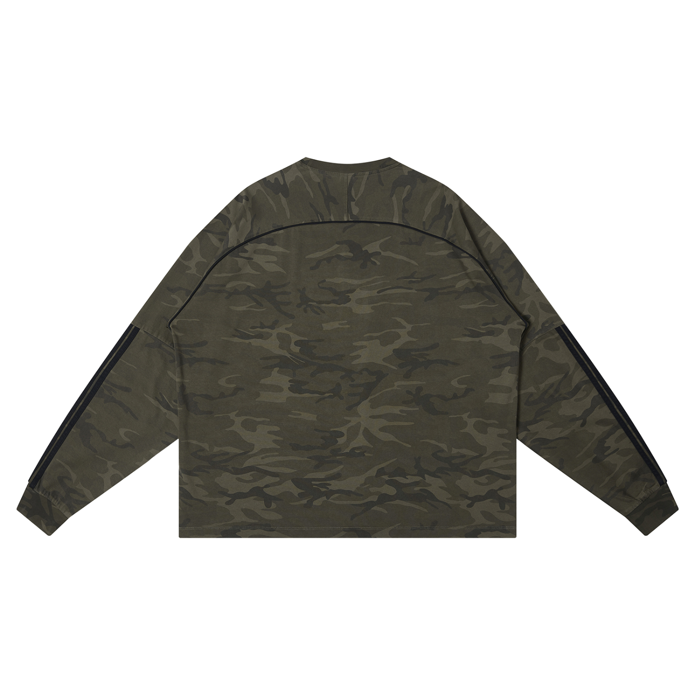 Unisex Camo Loose Long Sleeve T-Shirt – Oversized Streetwear Tee