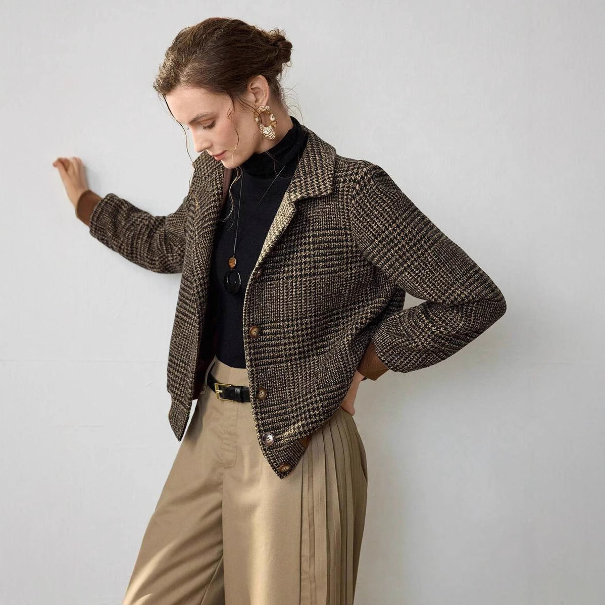 Women's Retro Loose Fashionable Casual Coat