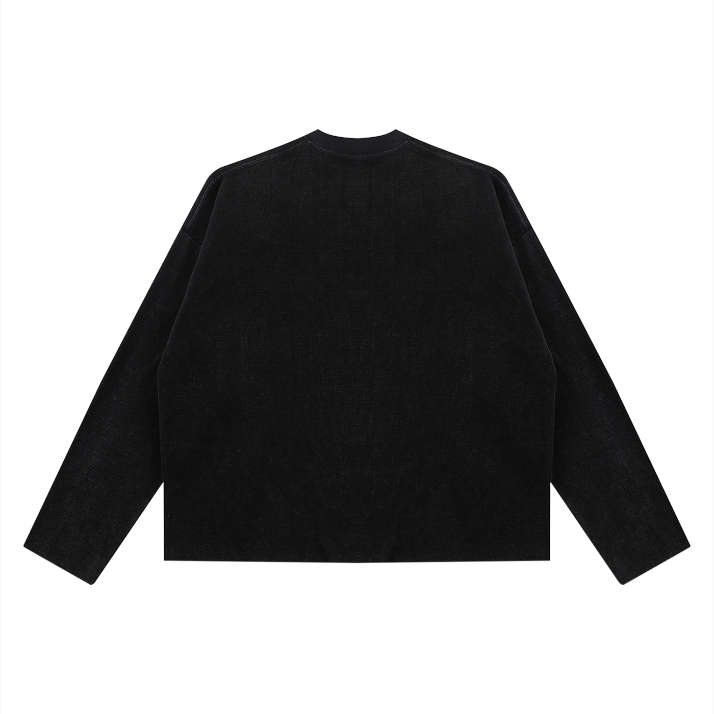 Unisex Vintage Wash Boxy Waffle Raw Edge T-Shirt – Oversized Premium Streetwear Tee